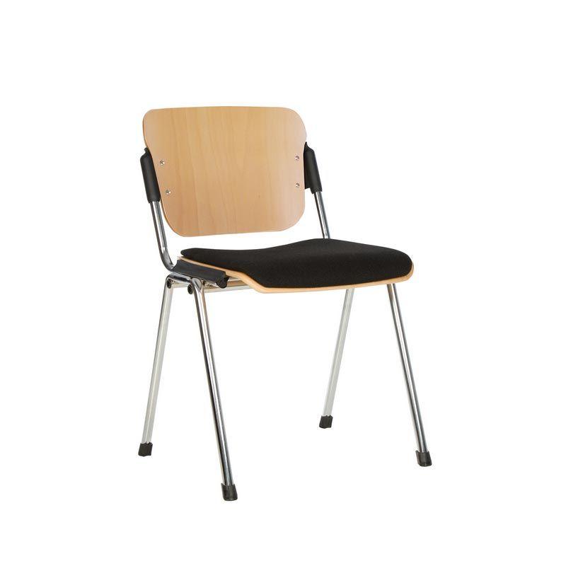 Стілець ERA wood plus combi chrome