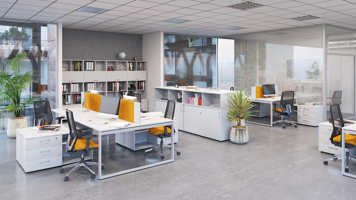 Меблі для персоналу Джет Білий