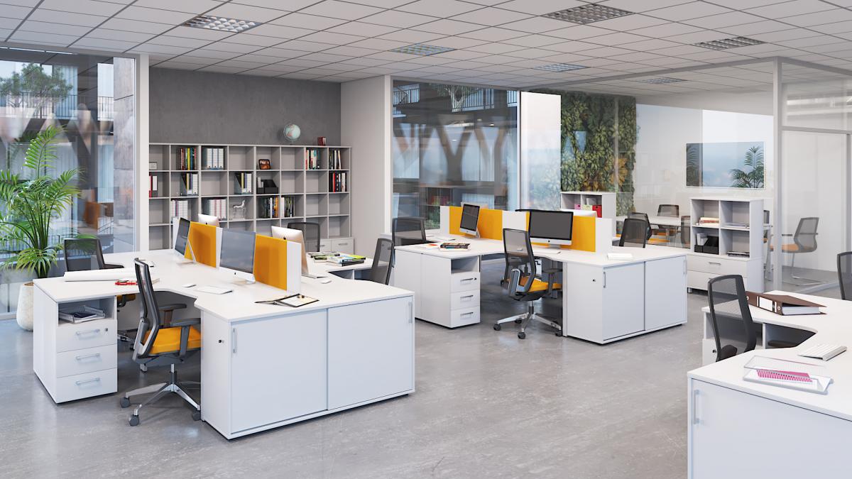 Меблі для персоналу Джет Білий