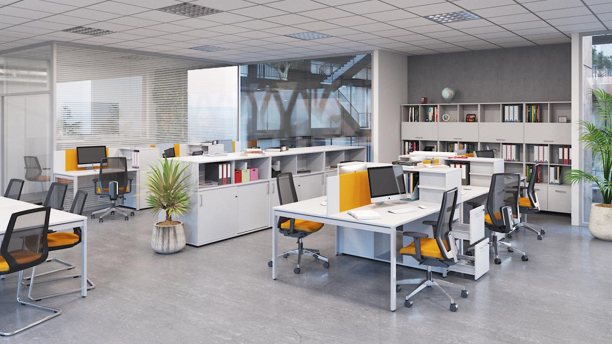 Меблі для персоналу Джет Білий