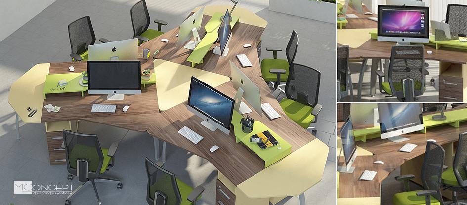 Меблі для персоналу Прайм Горіх