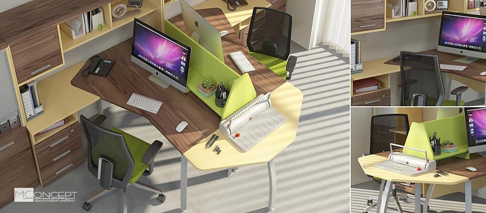 Меблі для персоналу Прайм Горіх