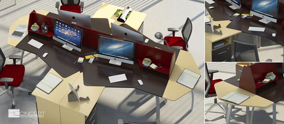 Меблі для персоналу Прайм Венге