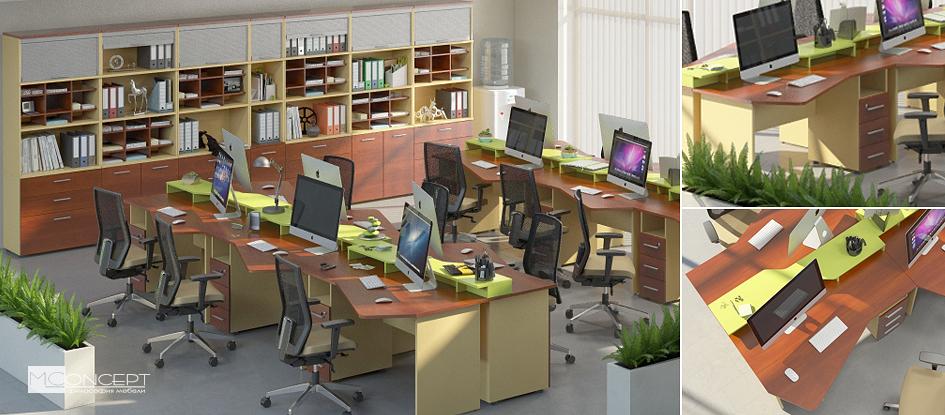 Меблі для персоналу Прайм Яблуня