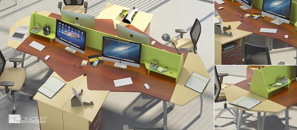 Меблі для персоналу Прайм Яблуня