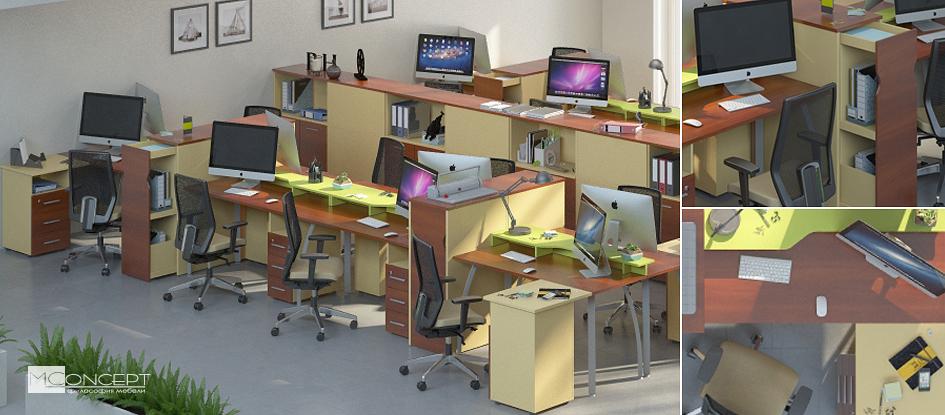 Меблі для персоналу Прайм Яблуня