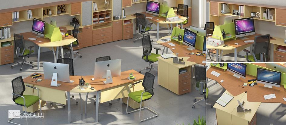 Меблі для персоналу Прайм Груша