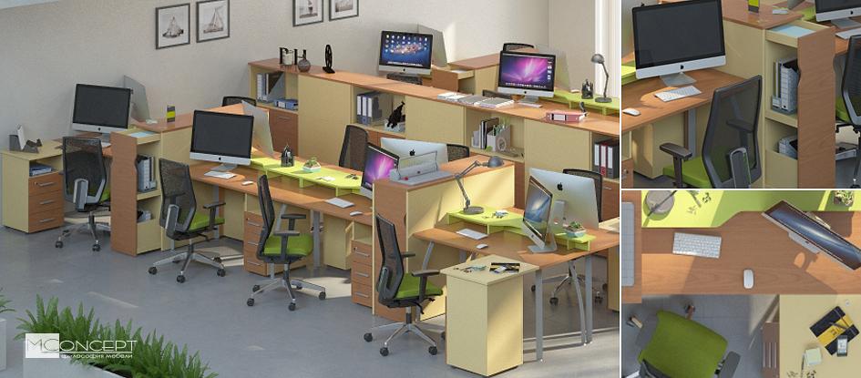 Меблі для персоналу Прайм Груша