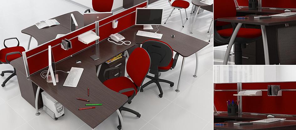 Меблі для персоналу Техно-плюс Венге