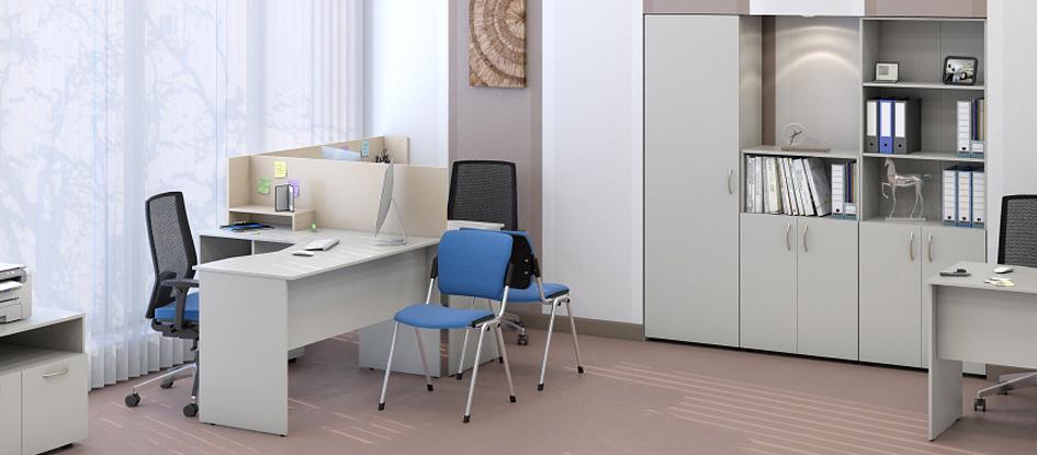 Меблі для персоналу Сенс Сірий