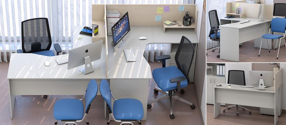 Меблі для персоналу Сенс Сірий